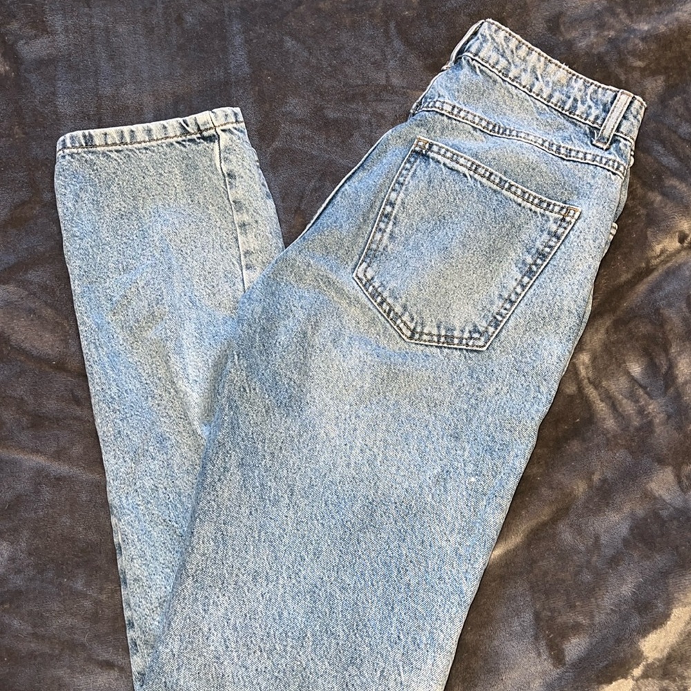 Distressed jeans